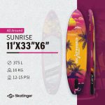 پدل بورد Upgraded sunrise برند Skatinger - تصویر 2