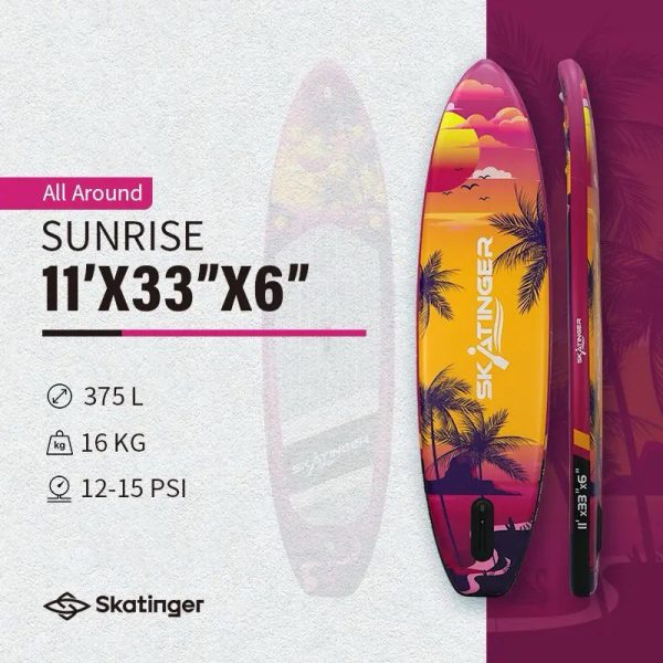 پدل بورد Upgraded sunrise برند Skatinger - تصویر 2