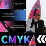 پدل‌ برد مسابقه CMYK برند Skatinger رنگ صورتی - تصویر 3