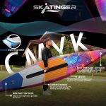 پدل‌ برد مسابقه CMYK برند Skatinger رنگ صورتی - تصویر 6