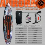پدل‌ بورد Aurora Black برند Skatinger - تصویر 3