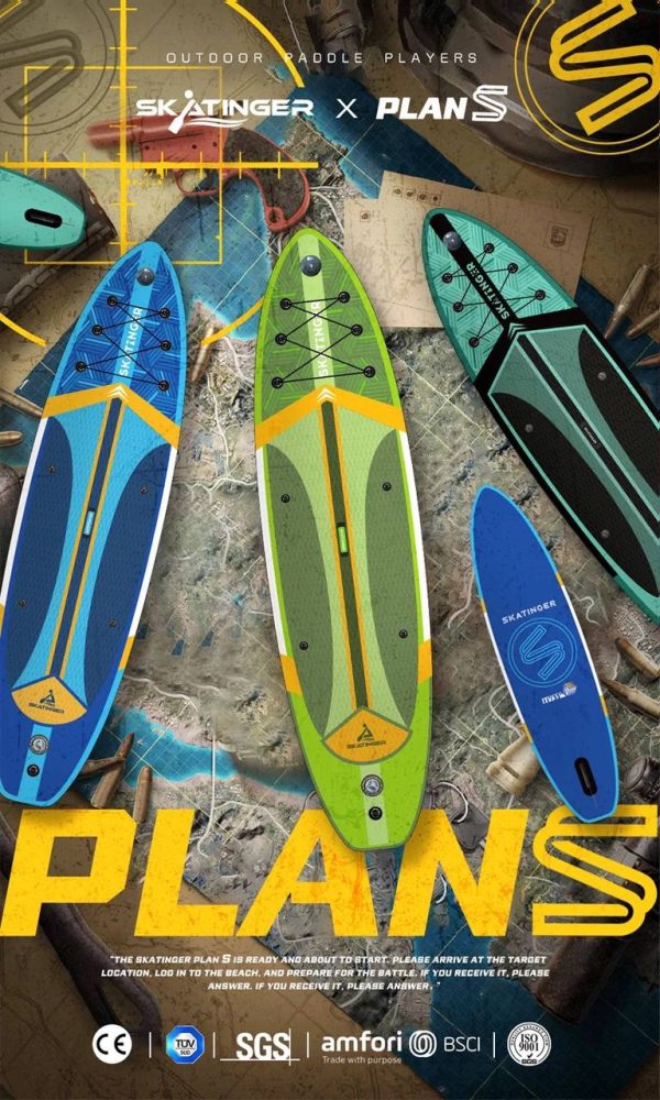 پدل بورد Plans Blue برند Skatinger - تصویر 7