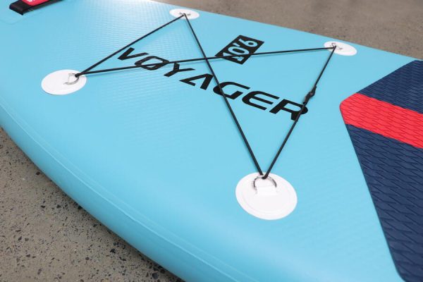 پدل‌ برد اقتصادی Voyager برند Skatinger  رنگ قرمز آبی - تصویر 8