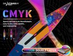 پدل‌ برد مسابقه CMYK برند Skatinger رنگ نارنجی - تصویر 8