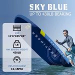 پدل بورد Sky Blue برند SKATINGER - تصویر 5