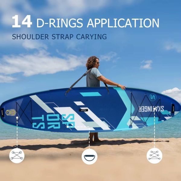 ‎پدل‌ بورد sports blueبرند SKATINGER - تصویر 5
