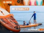 پدل بورد Vibemax Orangeبرند 2026 Cetana - تصویر 8