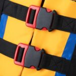 جلیقه NeoSafe برند Plankzone رنگ زرد-ابی - تصویر 3