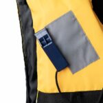 جلیقه NeoSafe برند Plankzone رنگ نارنجی مشکی - تصویر 3