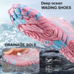کفش آبی plankzone مدل Deep ocean رنگ آبی صورتی - تصویر 3