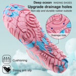 کفش آبی plankzone مدل Deep ocean رنگ آبی صورتی - تصویر 7