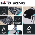 پدل‌ بورد Camouflage Grey برند Skatinger - تصویر 3
