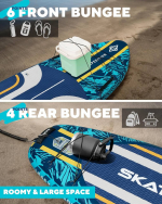 پدل‌ بورد Leafy Expedition Blue برند Skatinger - تصویر 4