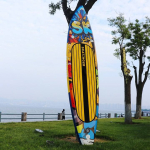 پدل‌ بورد Grafity Yellow برند Skatinger - تصویر 3