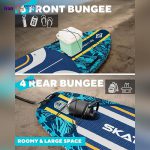 پدل‌ بورد Leafy Expedition Blue برند Skatinger - تصویر 4